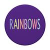 Sweet and Cute Pastel Colored Rainbow Design PopSockets Swappable PopGrip