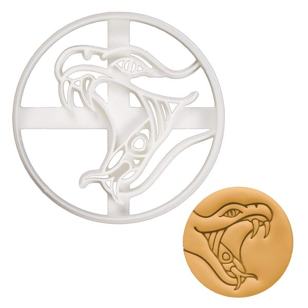 Python Head cookie cutter, 1 piece - Bakerlogy