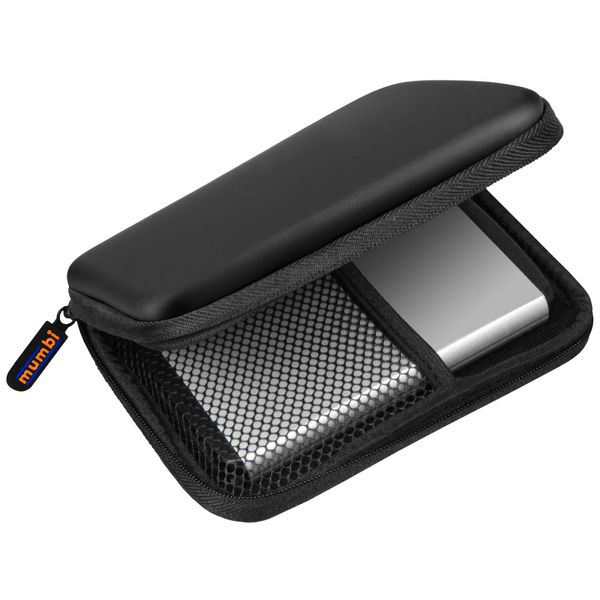 mumbi external hard drive bag up to 6,35 cm (2,5 ") black