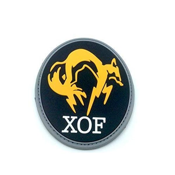 XOF FoxHound Black Special Force Group Metal Gear Solid Airsoft PVC Patch