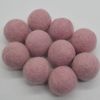 100% Wool Felt Balls - 3cm - 10 Count - Pastel Pink