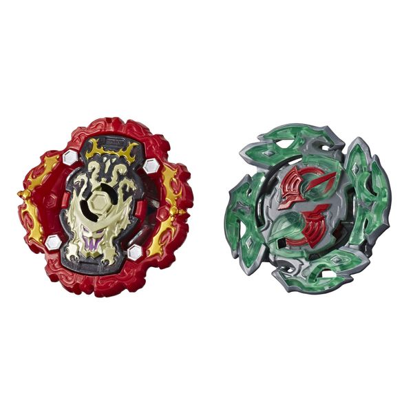 Beyblade Burst Rise Hypersphere Dual Pack Viper Hydrax H5 and Dullahan D5-1 Left-Spin and 1 Right-Spin Battling Top Toy, Ages 8 and Up