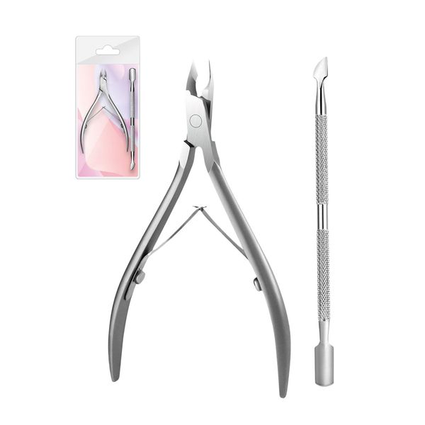 Samcos Cuticle Nipper, Cuticle Treatment, Nail Care, Nipper, Cuticle Nipper, Nail Care, Nail Nipper, Nail Care, Includes Pusher, Cuticle Care, Cuticle Care, Cuticle Nipper, Corrugated Cuticle Nipper,