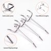 Sewokon 30pcs pegboard Hooks,Display Hooks,peg Board Hook,slatwall Hooks