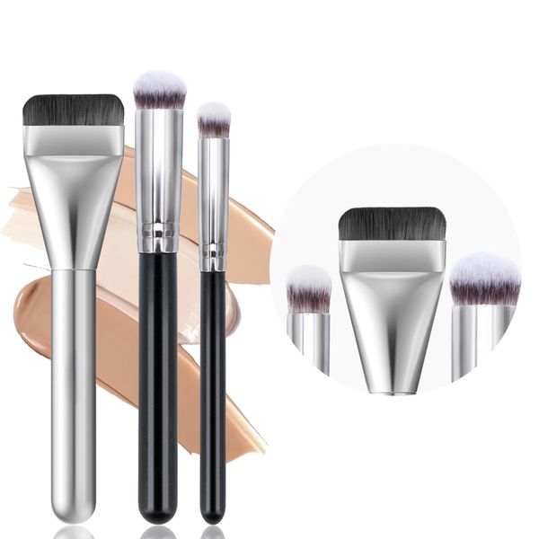 Makeup Brush, Foundation Brush, Concealer Brush [Foundation & Concealer Brush, Ultra Fine Fiber Bristle, Electroplated Paint Brush Handle] Liquid Foundation Brush, Cosmetic Brush, Makeup Brush, Makeup