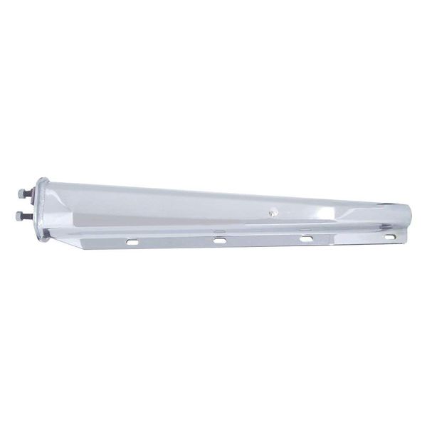 United Pacific 10668 Mud Flap Hanger, 30", Chrome, Heavy Duty, 2" Bolt Pattern