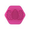 LissieLou Easter Eggs Cookie Stamp Happy Easter Icing Fondant Embosser - Light Pink