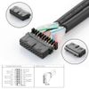 chenyang USB 3.0 Front Panel Header 19/20 Pin 1 to 2 HUB 9/10 Pin Motherboard Header Extension Adapter