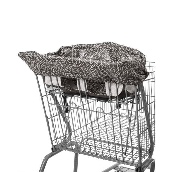 Skip Hop Shopping Cart Cover, Take Cover, Grey Feather