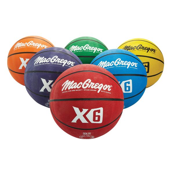 MacGregor Multicolor Basketballs (Set of 6)