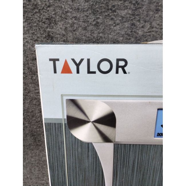 Taylor 440-lb Digital Gray Bathroom Scale in the Bathroom Scales department  at