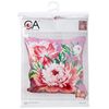 Collection d'Art Cross Stitch Cushion: Cabbage Rose