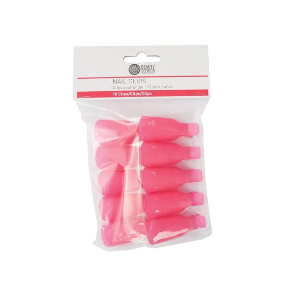 Beauty Secrets Reusable Nail Clips, 10 Count