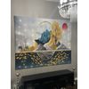 Abstract Mountain Scene Large Backdrop Beach Home Decor Nature Scenic Tapestry