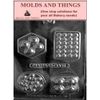 4 shape massage bar soap chocolate candy mold with Copywrited molding Instructions