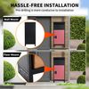 NAIZEA Package Delivery Boxes for Outside, Anti-Theft Lockable Parcel Drop Box