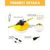 100FT Construction String Light 130W 16000Lm, 5000K Industrial Grade LED Stri...