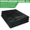 Elixir Gardens 4m x 10m Woven Weed Control Landscape Fabric + 20 Pegs