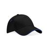 Beechfield B015 Ultimate 5-Panel Sandwich Peak Verschluss, French Navy/Putty, Einheitsgröße