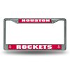 Houston Rockets Chrome License Plate