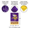 Minnesota Vikings Double Sided Garden Flag