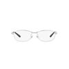 Ray-Ban RX6502D Prescription Glasses, BRUSHED SILVER FRAME / DEMO LENS LENS