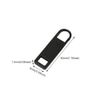 Faderr Zipper Repair Kit, 5pcs Zip Pullers, Zipper Pull-Tab Replacement, DIY Zip Slider Pull Tabs Repair Replacement Mirror Plating Zipper Handle Replacement