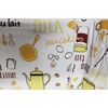 Peva Vinyl Kitchen Tablecloth, 60" Round, COFFEE THEME, BREAKFAST ITEMS, RS