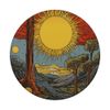 Tarot Card Sun Occult Vintage PopSockets Adhesive PopGrip