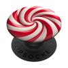 Red Christmas Peppermint Candy Cane Design PopSockets Swappable PopGrip