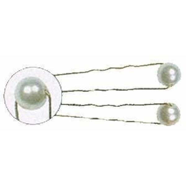 Solida Grande épingle Cheveux De Perles, 6 Pièces.