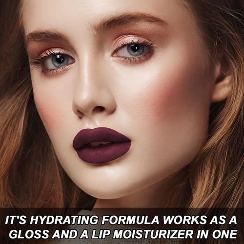 DISURI Beauty Glossy Blast Lip Gloss for Girls and Women - Non-Sticky and Long-Lasting Formula - Get Ultra Shine with Flavored Lip Gloss - 0.8 FL Oz - (Purple Dazzle - M72)