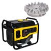 Aluminum Flywheel Replacement 2 Stroke Generator Flywheel Appliable With ET950 650 Generator Engine Component