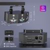 9-EYE LED Laser Light DMX Scan Projector Strobe DJ Party Stage Lighting W/Remote