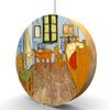Van Gogh Bedroom in Arles Hardwood Oak Fan/Light Pull