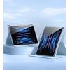 360 Degree Rotating iPad 10.2 Case Vertical Horizontal Notebook Type 2-Piece Set iPad 9th Generation 8th Generation 7th Generation Case Magnetic Suction Type Separating Thin Transparent Hard Case