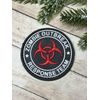 Zombie PVC Patch - Tactical Morale Patch - Zombie Outbreak Biohazard Gun Patch