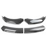 FOR 2008-2015 MITSUBISHI LANCER Front Bumper Lip Splitter Spoiler Strut Rods