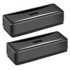 2Pack Whiteboard Eraser Strong Magnetic Whiteboard Eraser Whiteboard Rubber (Black-2Pack)