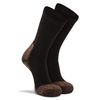 FoxRiver Standard Steel-Toe Heavyweight Work Crew Socks (2 Pair Pack), Black, Large