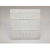Carnation Pink Ceramic Tile 4.25 in Subway Square Mid Century Modern