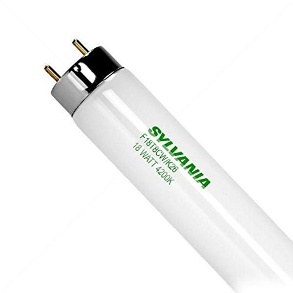 SYLVANIA 23027 - F18T8CW/K26 - 26 in. - 18 Watt Fluorescent Tube - T8 - Appliance Bulb - 4200K