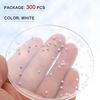 sourcing map 300pcs PP Plastic Bearing Balls 2mm Solid Plastic Balls, Precision Bearing Ball, White