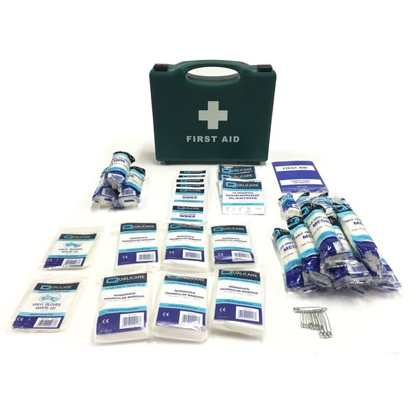 QUALICARE HSE Compliant Quality 1-20 Person Medium Work Essential First AID KIT