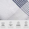 Devant Sport Towels - Caddy Golf Towel, White/Black