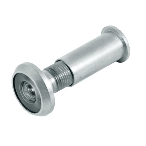 Prime-Line U 10312 Door Viewer, 9/16 In. Bore Diameter, Solid Brass Housing, Satin Nickel (Single Pack)
