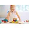 3 Piece Tegu Magnetic Racer Building Block Set, Purple