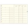 Daigo E9602 Planner, 2025 Schedule Book, Mill Weekly White, Starts March 2025