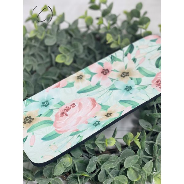 Pastel Watercolor Floral Slap Wrap Can Cooler