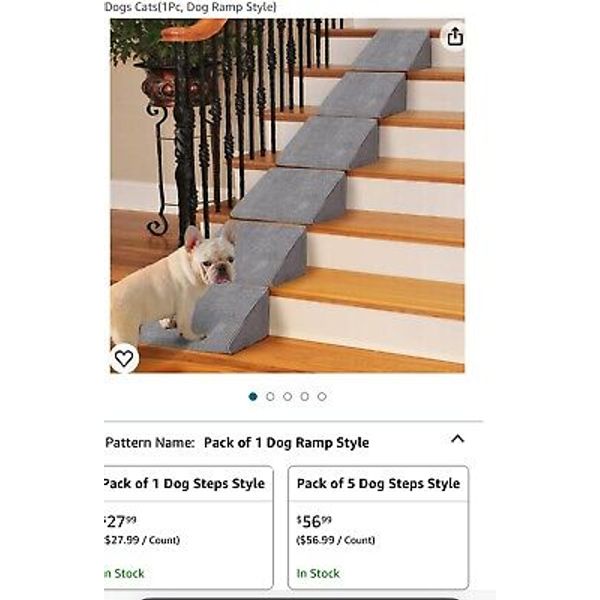 Pet Steps For A Stairway